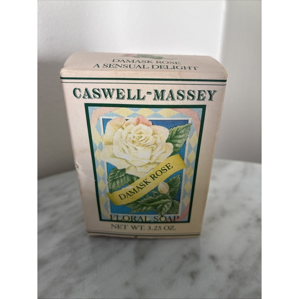Caswell Massey Damask Rose Soap 3.25 Oz. NWB
